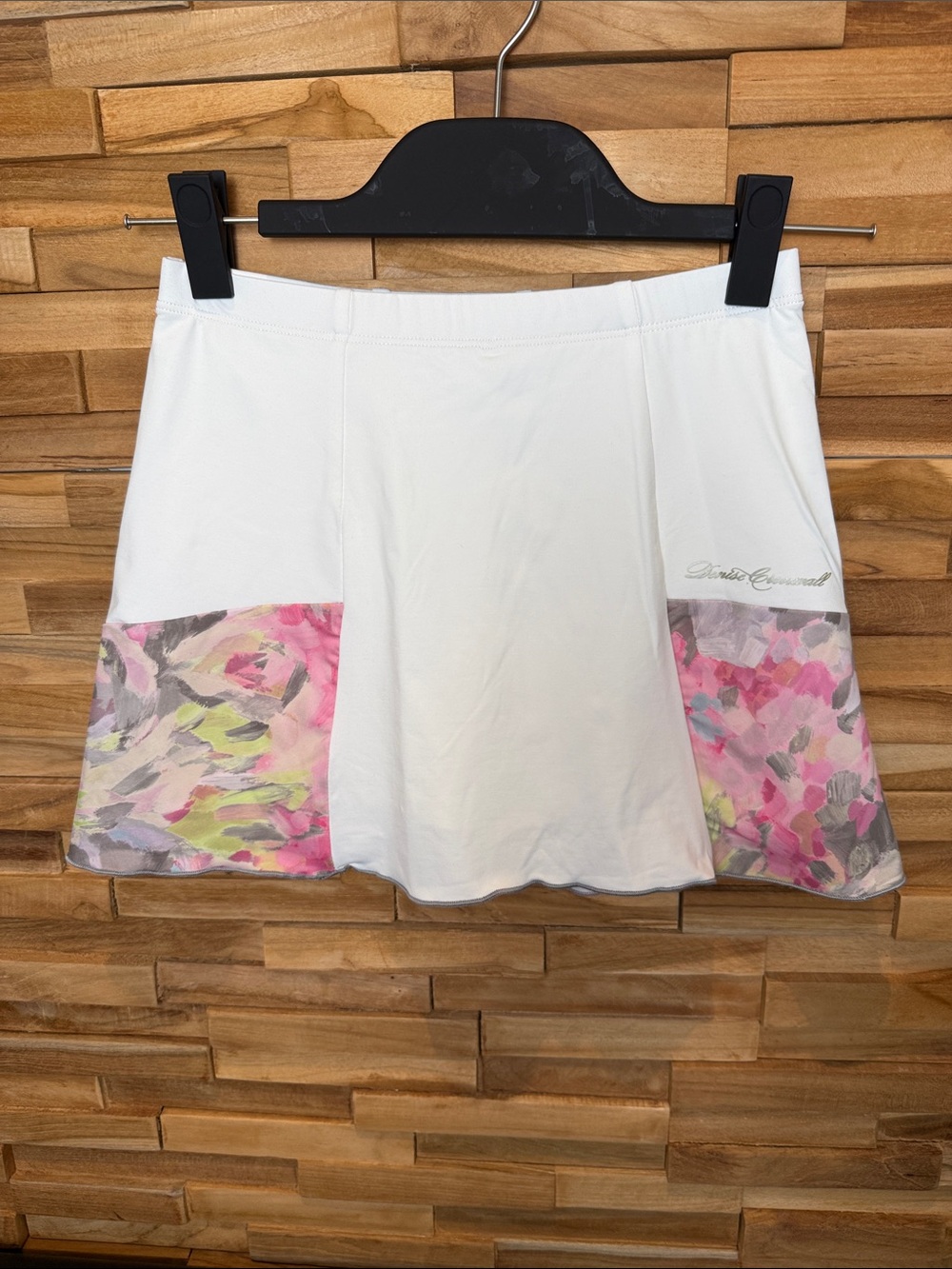 Denis Cronwall Skort w/ Pink Floral Panels